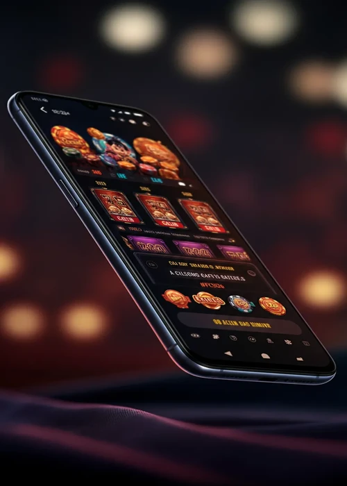 A vibrant interface of Wild Fortune Casino showcasing popular slot games and current bonus offers, optimized for an engaging user experience.